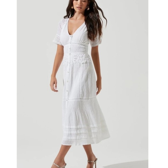 ASTR The Label Honeymoon Lace Midi Dress - Picture 5 of 11